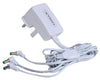 Expansion Adaptor, 4.5V, White, 3-Output