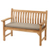 Two Seat Curved Back Bench with Seat Cushion - F1510