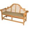 Bramblecrest Lutyens Teak Bench with Cushion - F1438