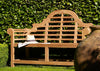Bramblecrest Lutyens Teak Bench with Cushion - F1438