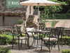 RHS Bridgewater 4 Seat Dining Set - Black - F2446