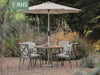 RHS Wisley 4 Seat Dining Set - F2439