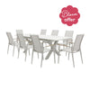 Sofia Extendable 8 Seat Dining Set - F2503