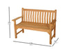 Two Seat Curved Back Bench with Seat Cushion - F1510