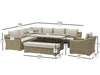 Fairford L-Shape Sofa Set - F2405