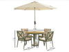 RHS Wisley 4 Seat Dining Set - F2439