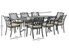 RHS Bridgewater 8 Seat Oval Set - Black - F2450