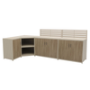 Romana L-Shape Outdoor Kitchen - F2518