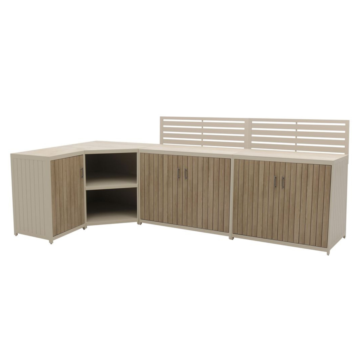 Romana L-Shape Outdoor Kitchen - F2518– Perrywood